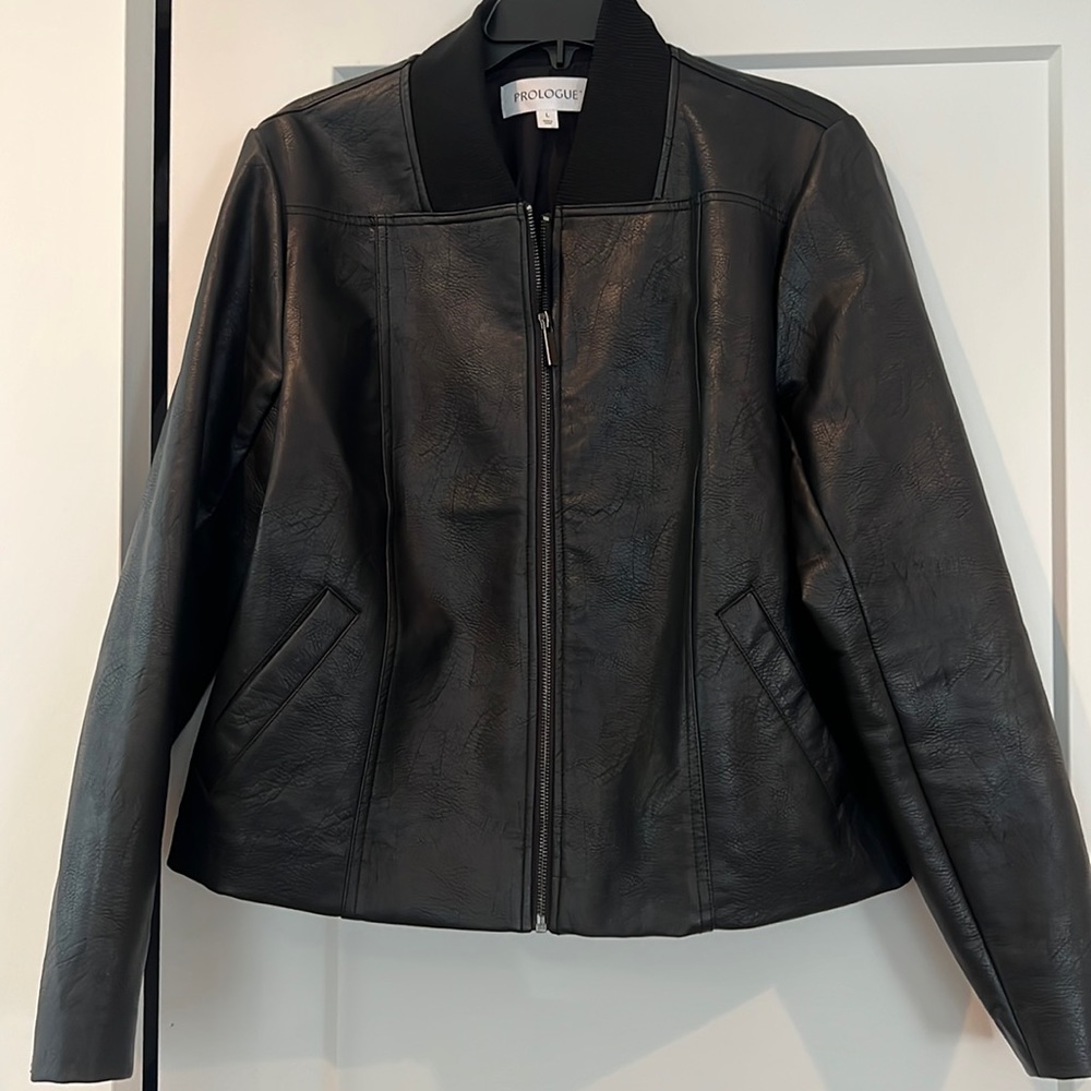 Prologue Vegan Bomber Jacket. Size L